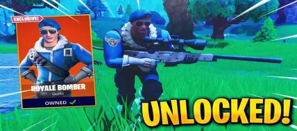 Fortnite Bomber Skin + 500 V Bucks thumbnail