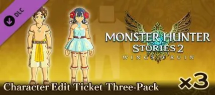 Monster Hunter Stories 2 Wings of Ruin Character Edit Ticket x3 Pack thumbnail