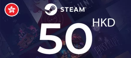 Steam Wallet Gift Card 50 HKD HONG KONG thumbnail