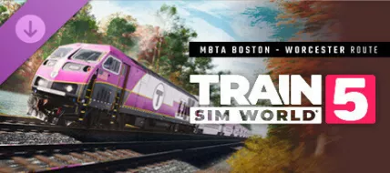 Train Sim World 5 MBTA Commuter Boston Framingham Worcester Line Route Add On thumbnail