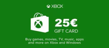 XBOX Live 25 EURO Card EU  thumbnail