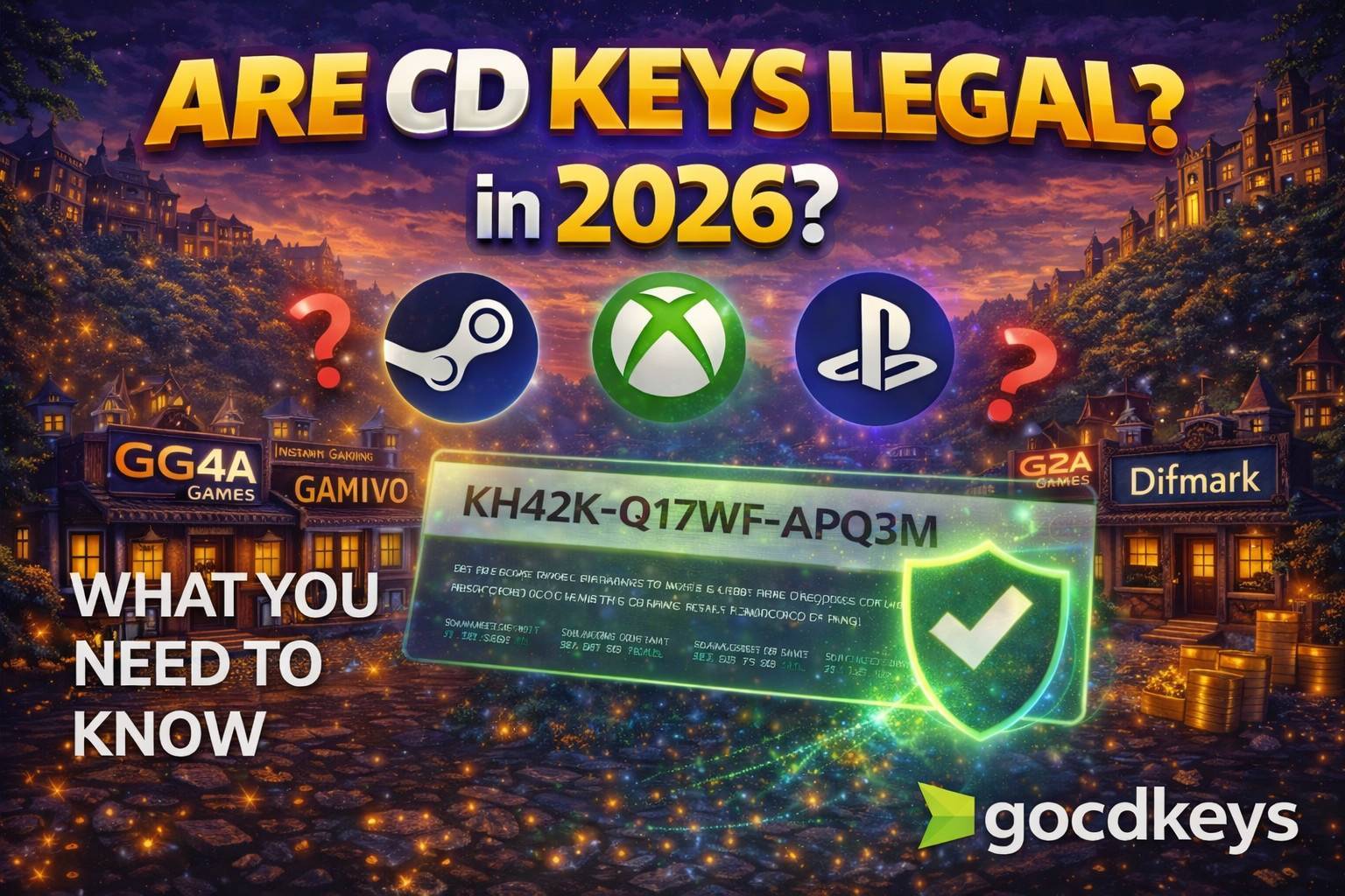 Le CD Keys sono legali? Cosa devi sapere prima di acquistare giochi digitali nel 2026