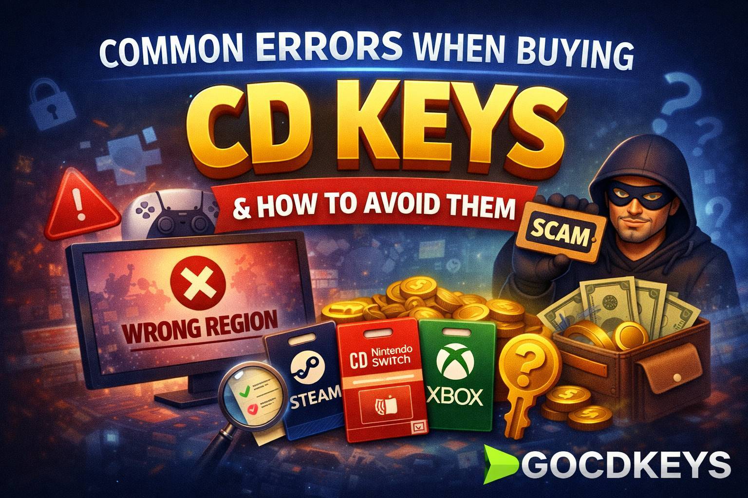 Errori comuni nell’acquisto di CD Key e come evitarli