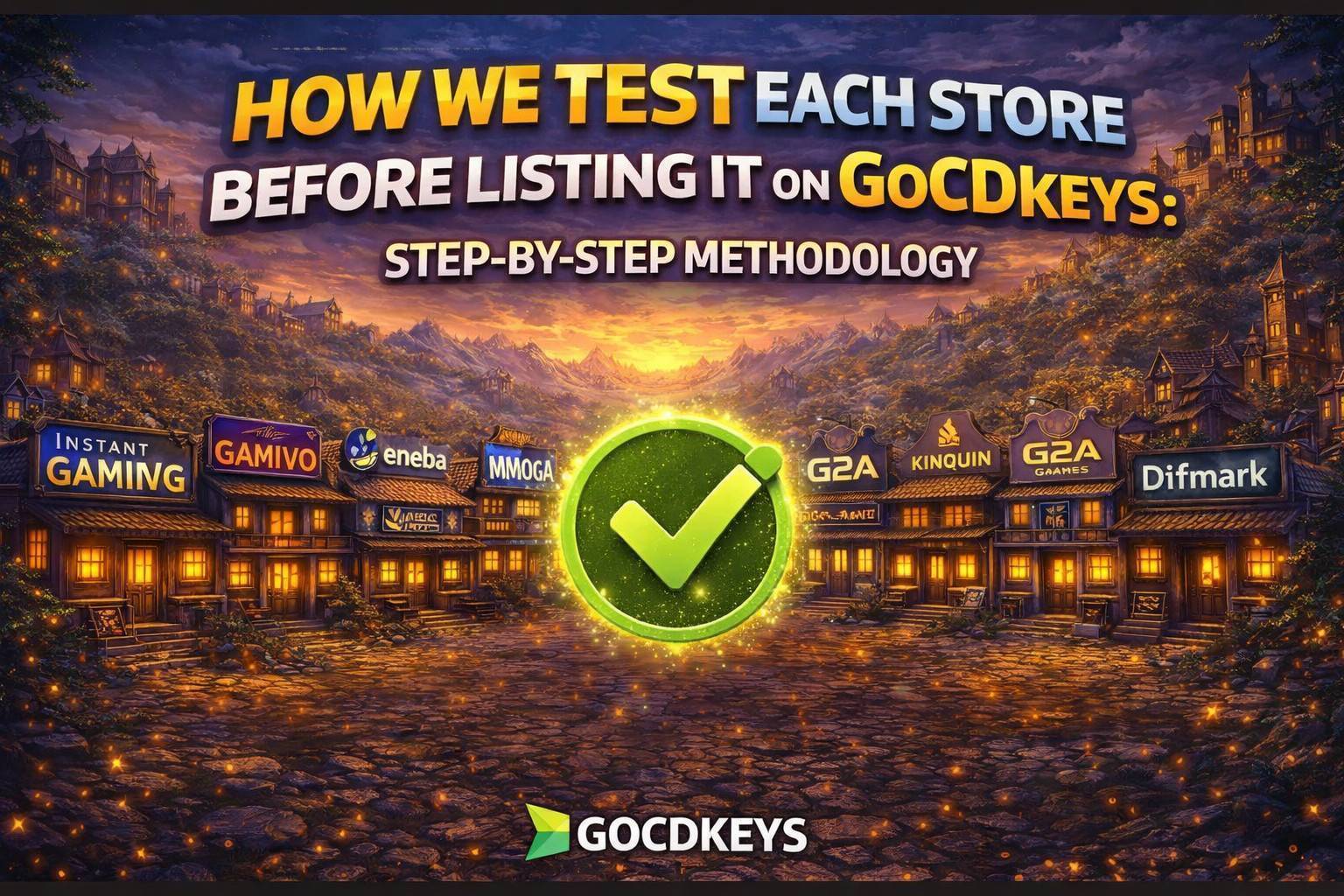 Come testiamo ogni negozio prima di elencarlo su Gocdkeys: metodologia passo dopo passo