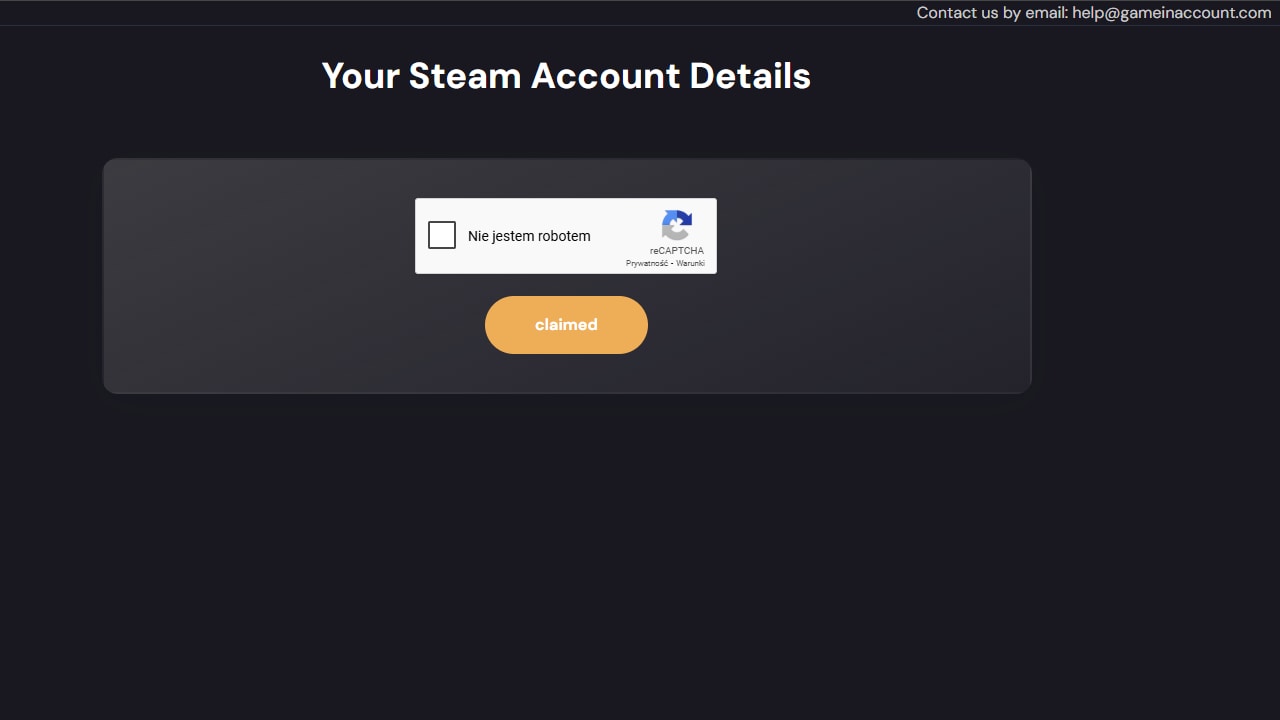 Pagina di attivazione Cdkeymart con captcha