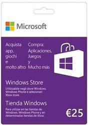 Windows Store Gift Card 25 Euro 